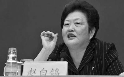 62岁赵白鸽被免职不再主管红会事务